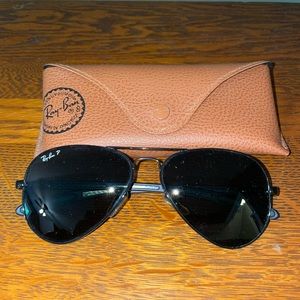 Ray-ban Black Aviator Sunglasses